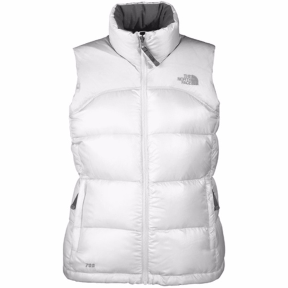 The North Face Jackets Coats The North Face Nuptse 2 Puffer Down Vest White M Poshmark